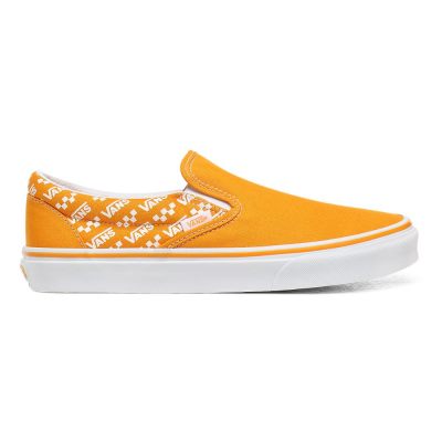 Vans Logo Repeat Classic Slip-On - Kadın Slip-On Ayakkabı (Sarı)